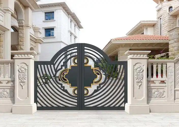 很多人不会挑选农村别墅大门,来看这几个款式吧!_手机搜狐网