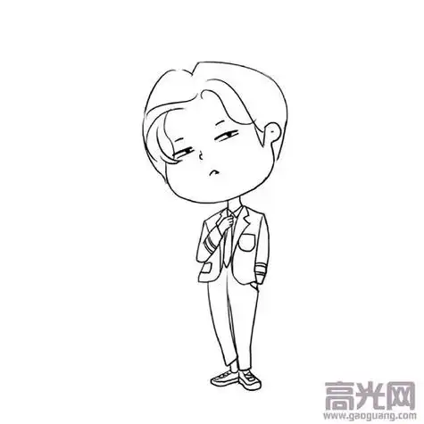 蔡徐坤简笔画蔡徐坤简笔画打篮球