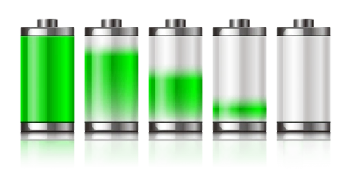 可下载绿色电池节能环保电量充电海报素材背景图片