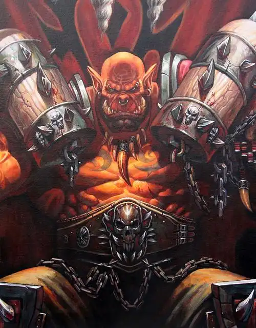 魔兽世界-加尔鲁什.地狱咆哮_蒙古轻骑-站酷zcool