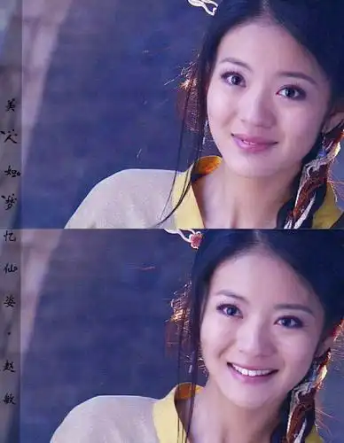 原创38岁安以轩是直男心中唯一的"赵敏",荡秋千的样子少女心爆棚!