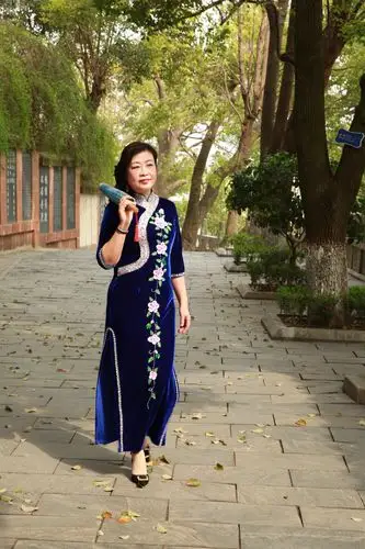 其它 晴川阁演绎旗袍之美 写美篇林荫伫立旗袍丽人 依江碧绿柔情似水