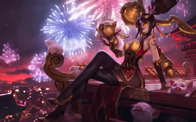 英雄联盟_薇恩_烈焰美人_4k_120fps_动态壁纸