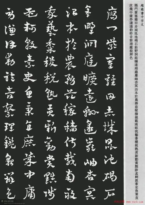 赵雍书法《章草千字文》大图欣赏_草书字帖_书法字帖 - 第10页 _书法