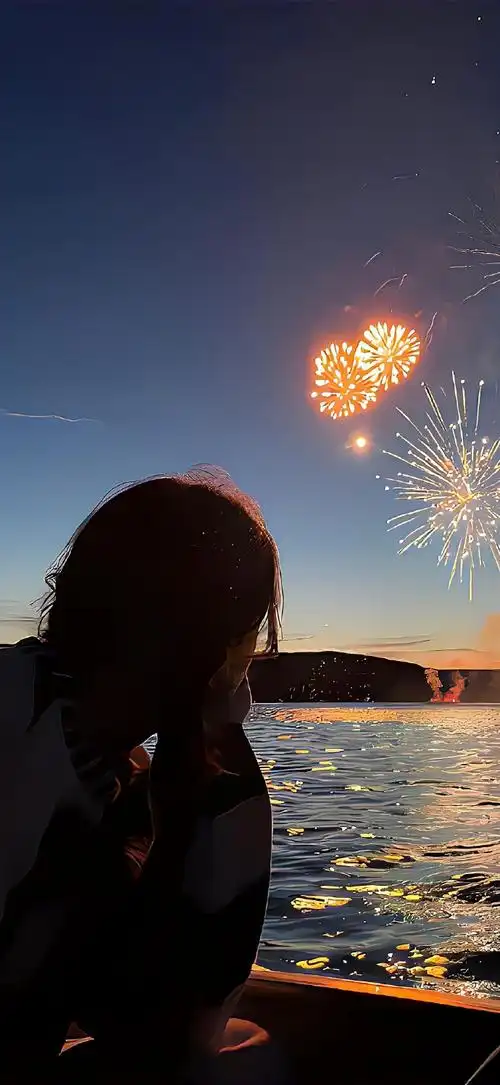 氛围感女生背影壁纸