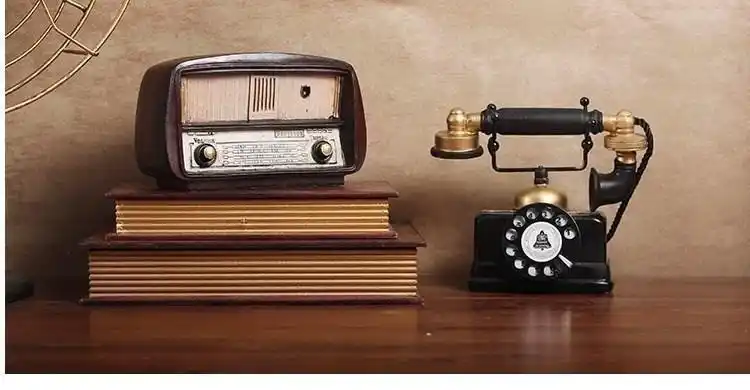 7080年代老物件7080年代老式怀旧黑白电视机老旧物件摆件橱窗装饰道具