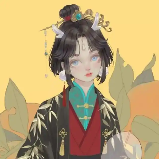 动漫二次元古风女生头像霸气 冷酷 ~二次元冷艳女生头像