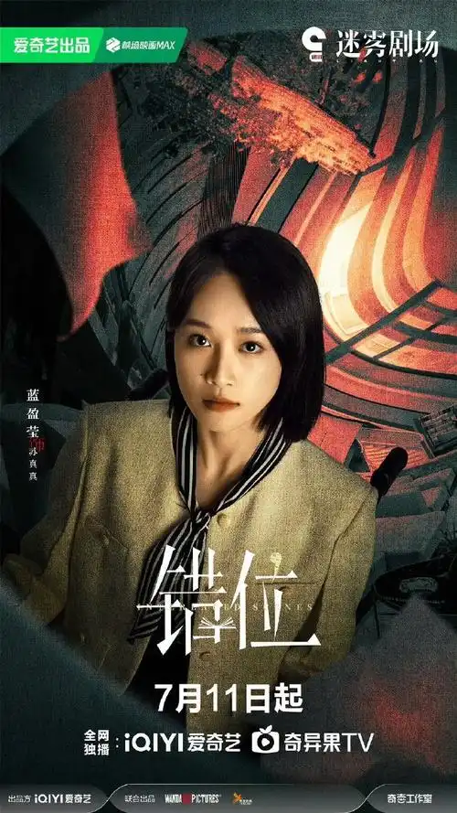 错位定档#爱奇艺迷雾剧场新剧《错位》(原名:交错的场景)官宣定档7月