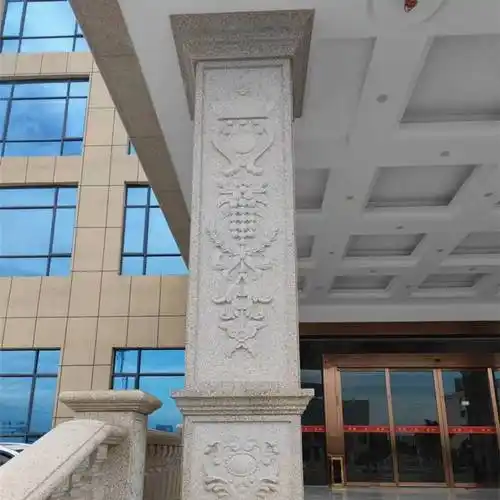 黄金麻雕刻大门柱子整套方形圆形均可