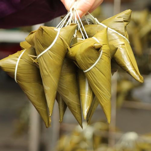 92返利--顺丰包邮余胖子湖北洪湖白米粽子纯糯米清水手工原味三角粽