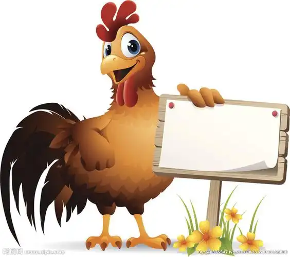 大双-double从小罗童鞋转采于2018-09-13 12:13:46举牌卡通鸡q版小