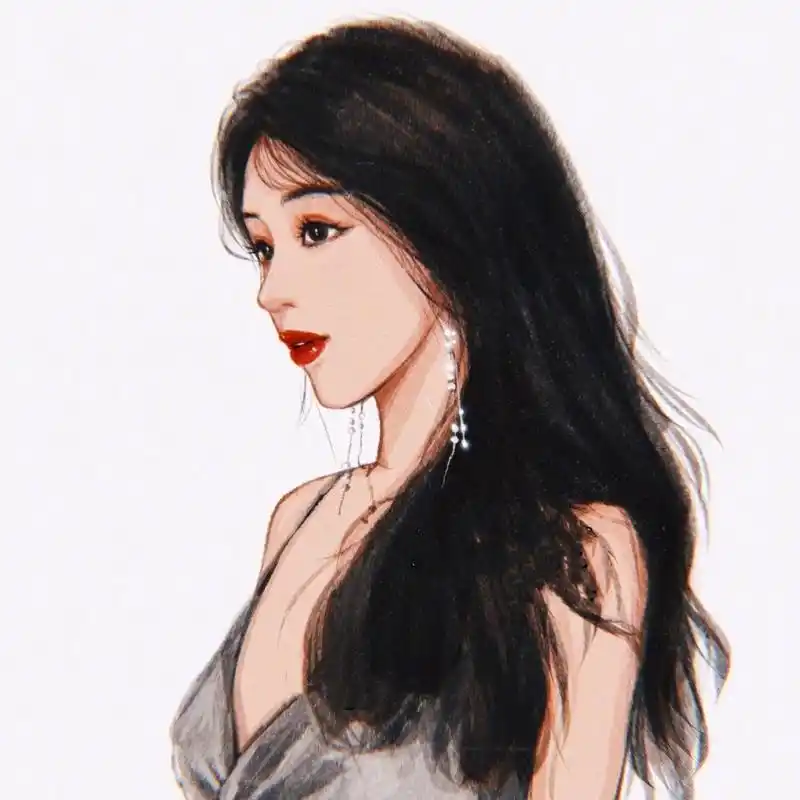 一些手绘美女头像