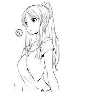 女侧身简笔画曲线图 简笔画图片大全-蒲城教育文学网