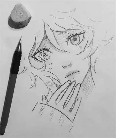 简单的动漫人物铅笔画,自动铅笔画出来的漫画人物 - 高光网