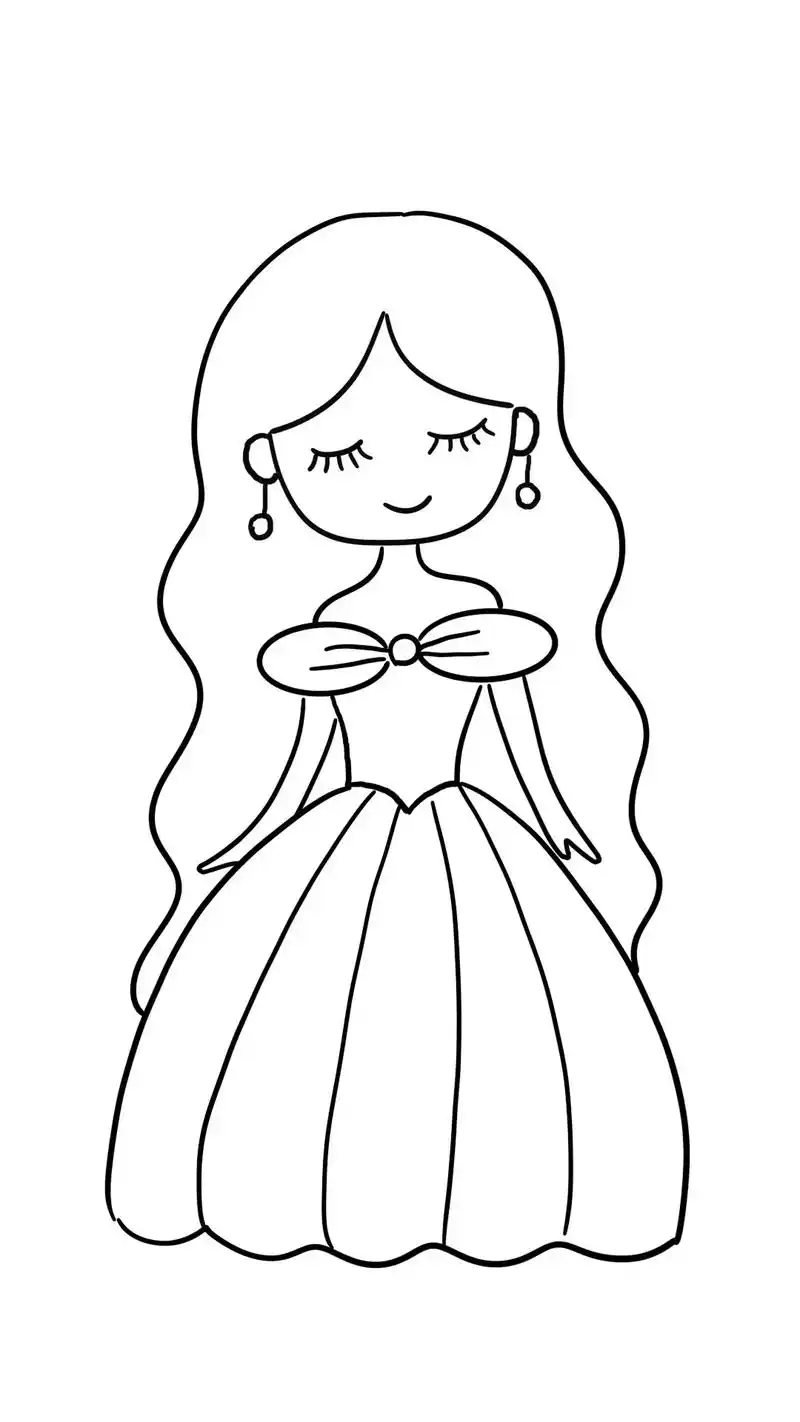 画最美丽的公主和最简单的公主 - 抖音