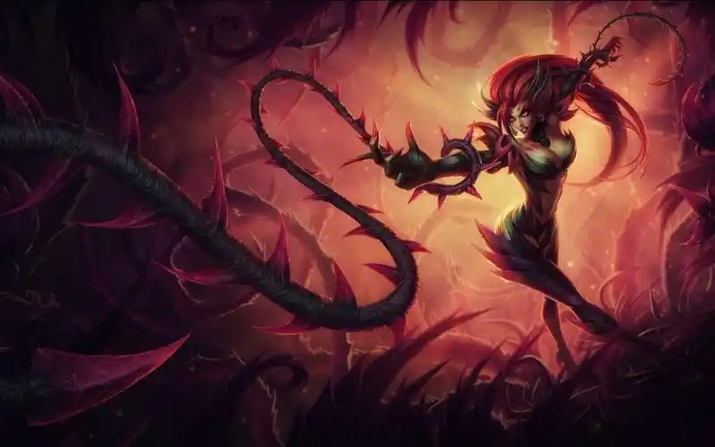 lol欧服排位荆棘之兴婕拉vs河流之王塔姆辅助