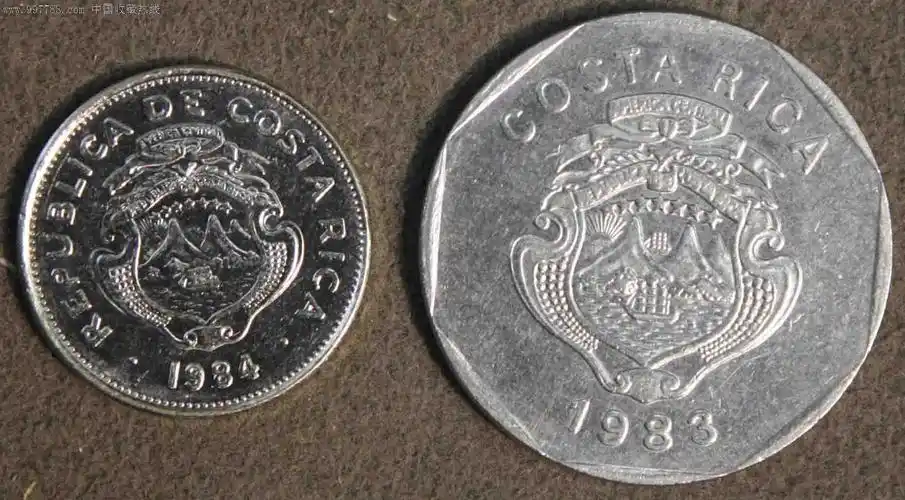 哥斯达黎加镍币2枚_货币外国币_阿里山钱币店【7788收藏__收藏热线】