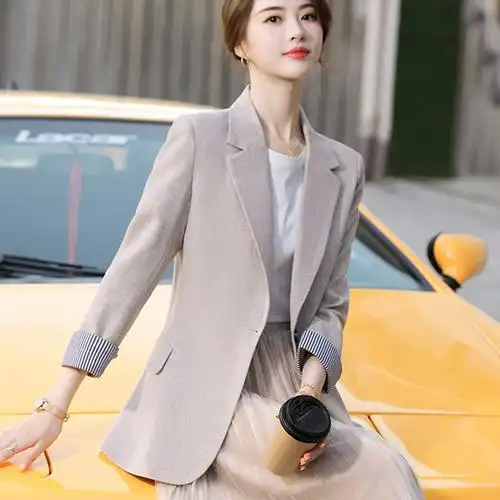 女款小西装外套秋装-特价促销-优惠券领取-价格|多少钱|什么牌子好-35