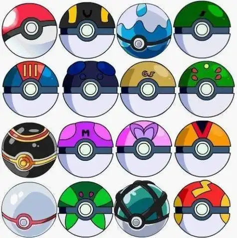 精灵球简笔画神奇宝贝究极球简笔画神奇宝贝大师球简笔画宠物小精灵