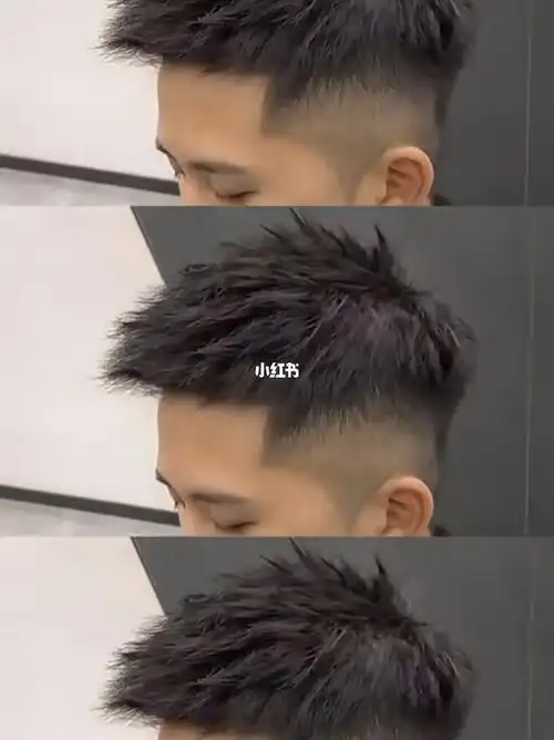 男士短碎摩根烫飞机头来喽