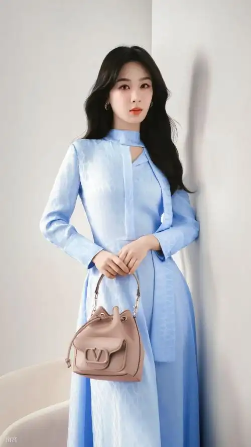 #杨紫拼接长裙#