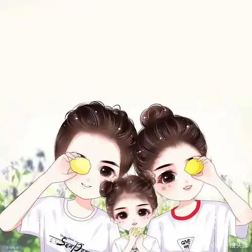 头像设计,一家三口,四口,五口图片,微信头像精选