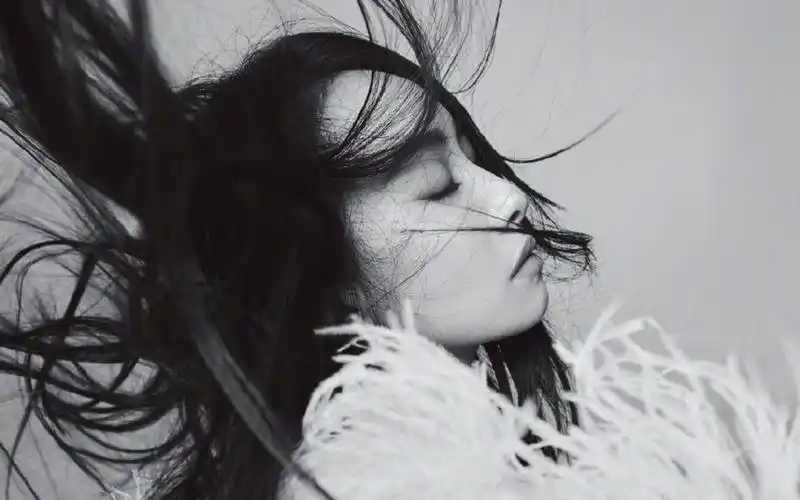 宋茜复古冷艳写真桌面壁纸