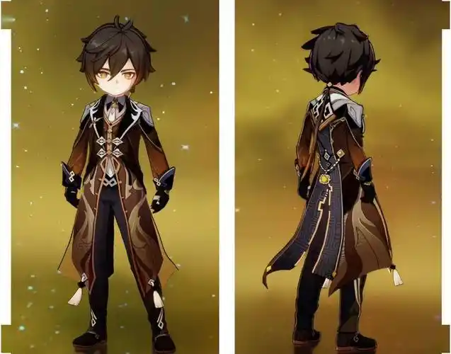 当原神角色回到幼年期,钟离成幼儿园恶霸,圆圆的甘雨惨被嘲讽_瓦特