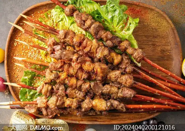 烧烤店美食羊肉串图片素材_photo_daimg_html