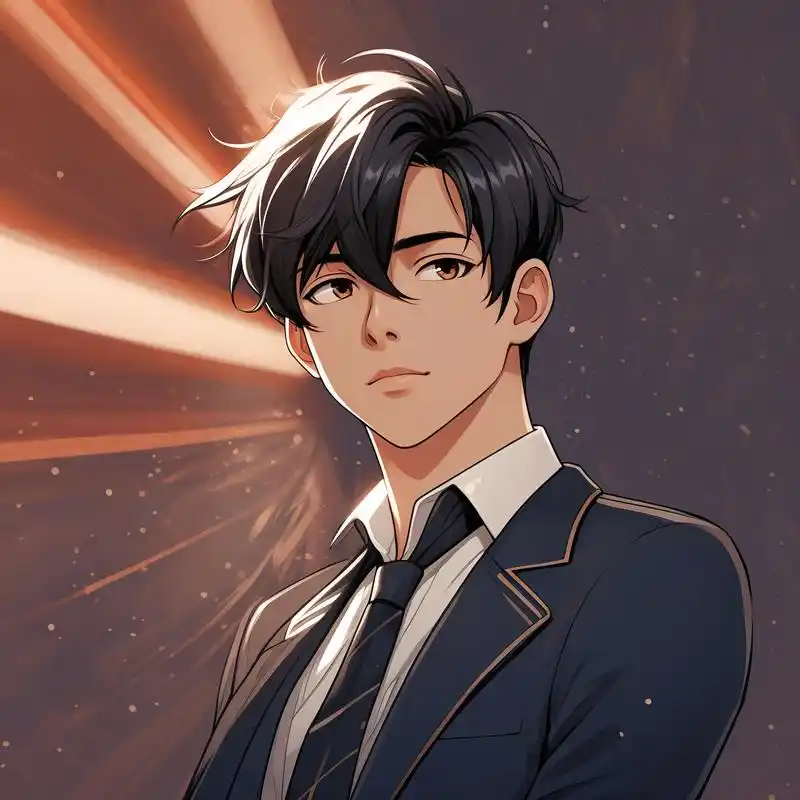 漫画风西装男神,头像首选 新款漫画风西装男神头像来啦!