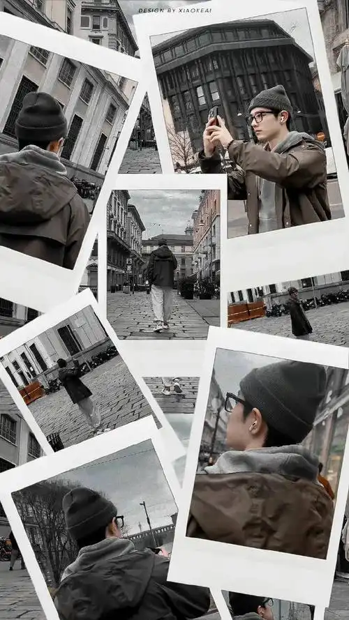 肖战超话#肖战壁纸无水印#又去偷了点拼接壁纸拿来做微信聊天背景图