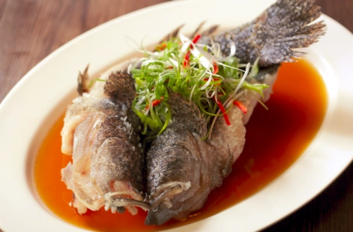 清蒸笋壳鱼   ★ 烧酒虾