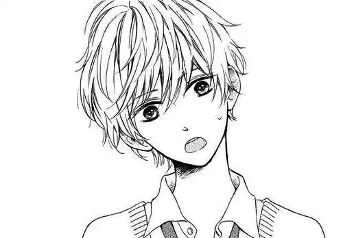 动漫男生简笔画 图片大全动漫男生简笔画帅气二次元铅笔画 动漫男生简