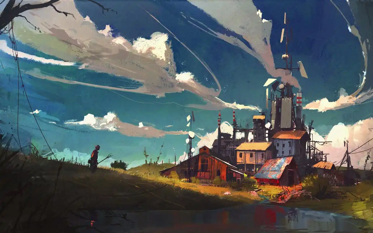 二次元动漫场景高清桌面壁纸