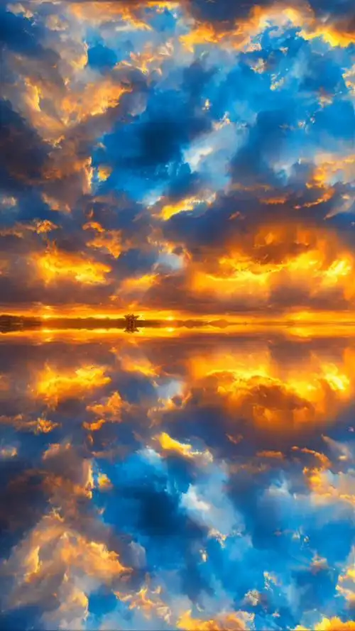 以欢喜之心慢度日常动态壁纸治愈手机壁纸唯美意境天空之镜