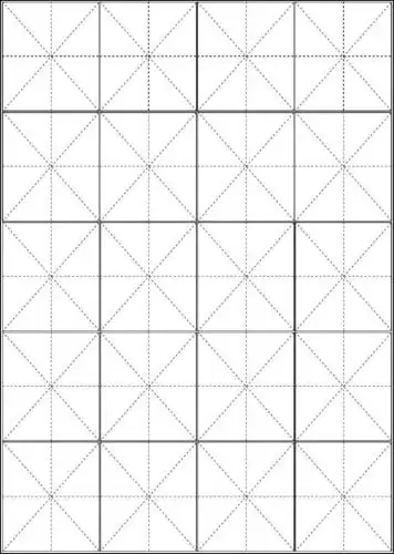 大楷米字格纸