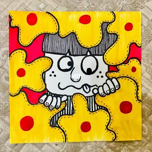 临摹线条色彩练习