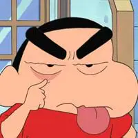 翻眼皮吐舌头_蜡笔小新头像图片_扣扣居