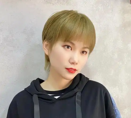 一般短碎发会修剪出均匀的层次,让整体看上去比较顺畅,头顶也更容易