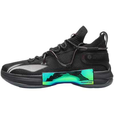 李宁篮球鞋男鞋官方体育联名新款闪击6减震透气实战黑运动球鞋男