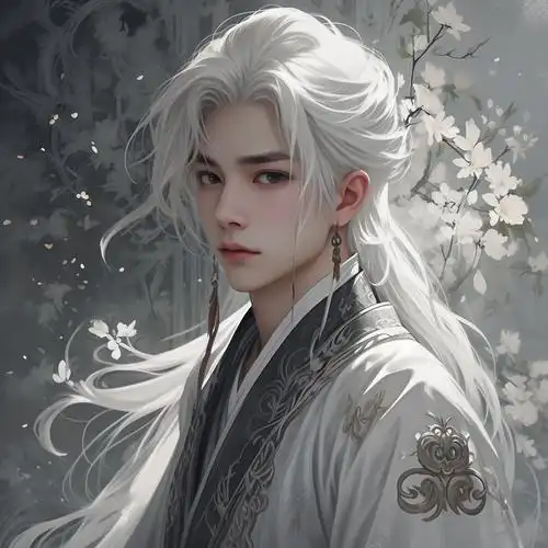 古风白发男生头像✨