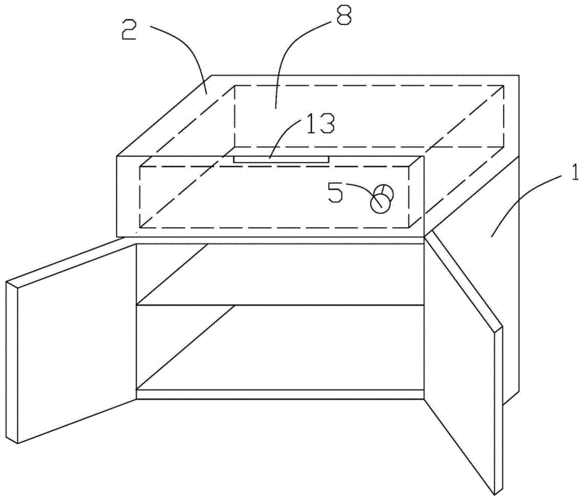 一种保险式功能性鞋柜的制作方法