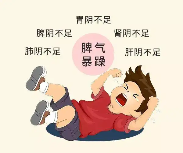 最终导致孩子阴虚,阴虚又会进一步让脾气大的毛病加重.