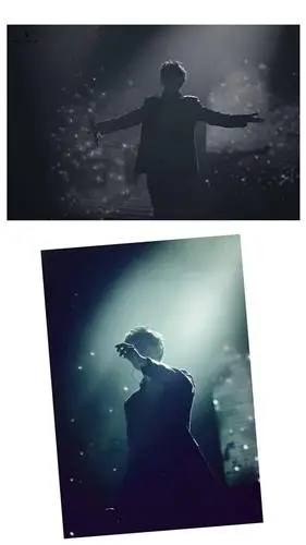 肖战剪影自绽光芒