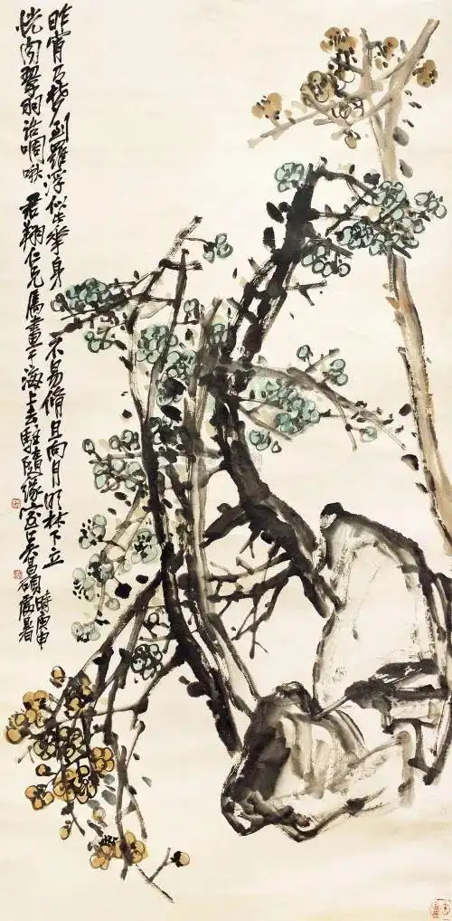 冬日赏名家笔下的腊梅