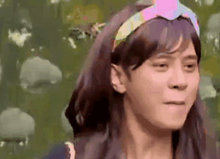 罗志祥男扮女装发卡极限挑战gif动图_动态图_表情包下载_soogif