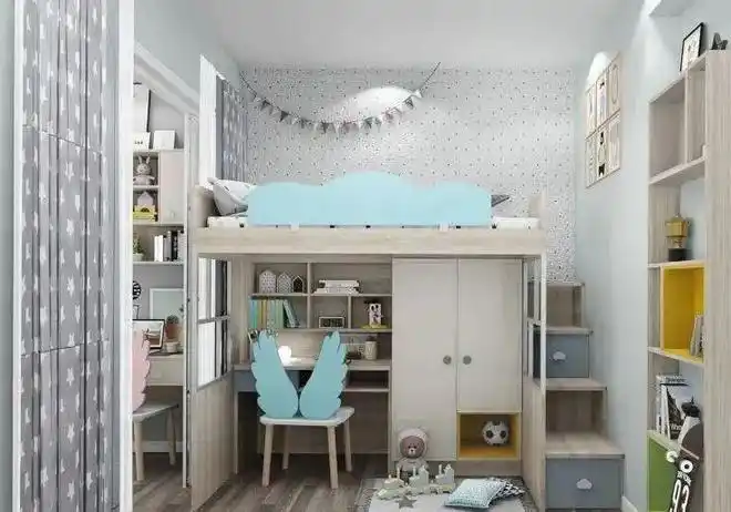 6,楼梯隔断如果层高足够,也可以采用楼梯作为隔断.