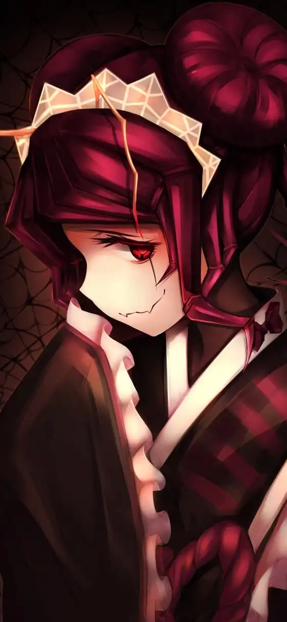 二次元美图#  #overlord不死者之王#  骨王动漫手机壁纸,高清无擞印