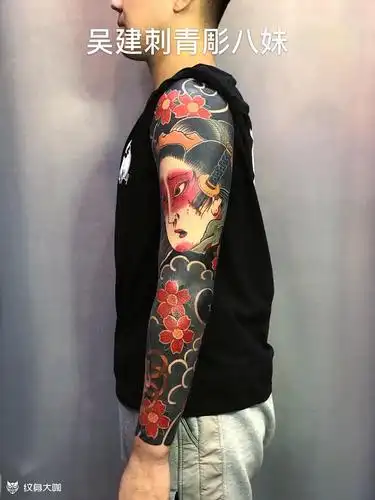 生首阿多福花臂