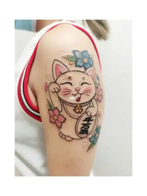 悉尼campsie  #悉尼纹身  #彩色纹身  #招财猫